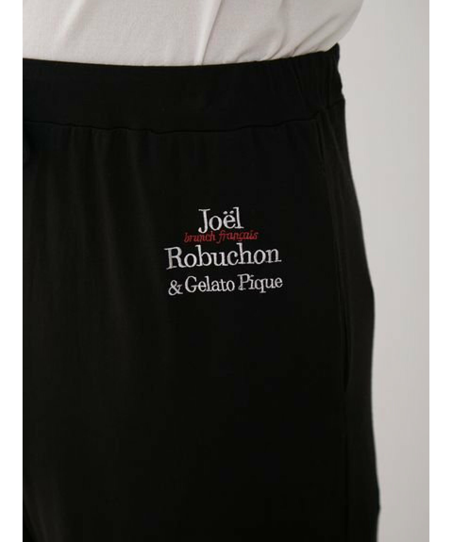 【JOEL ROBUCHON】【HOMME】レーヨンロゴロングパンツ